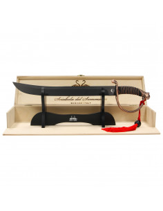 Personalised Sommelier Saber| Black Blade | oohwine.com