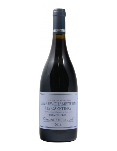 GEVREY CHAMBERTIN CAZETIERS 1ER CRU 2016 DOMAINE BRUNO CLAIR