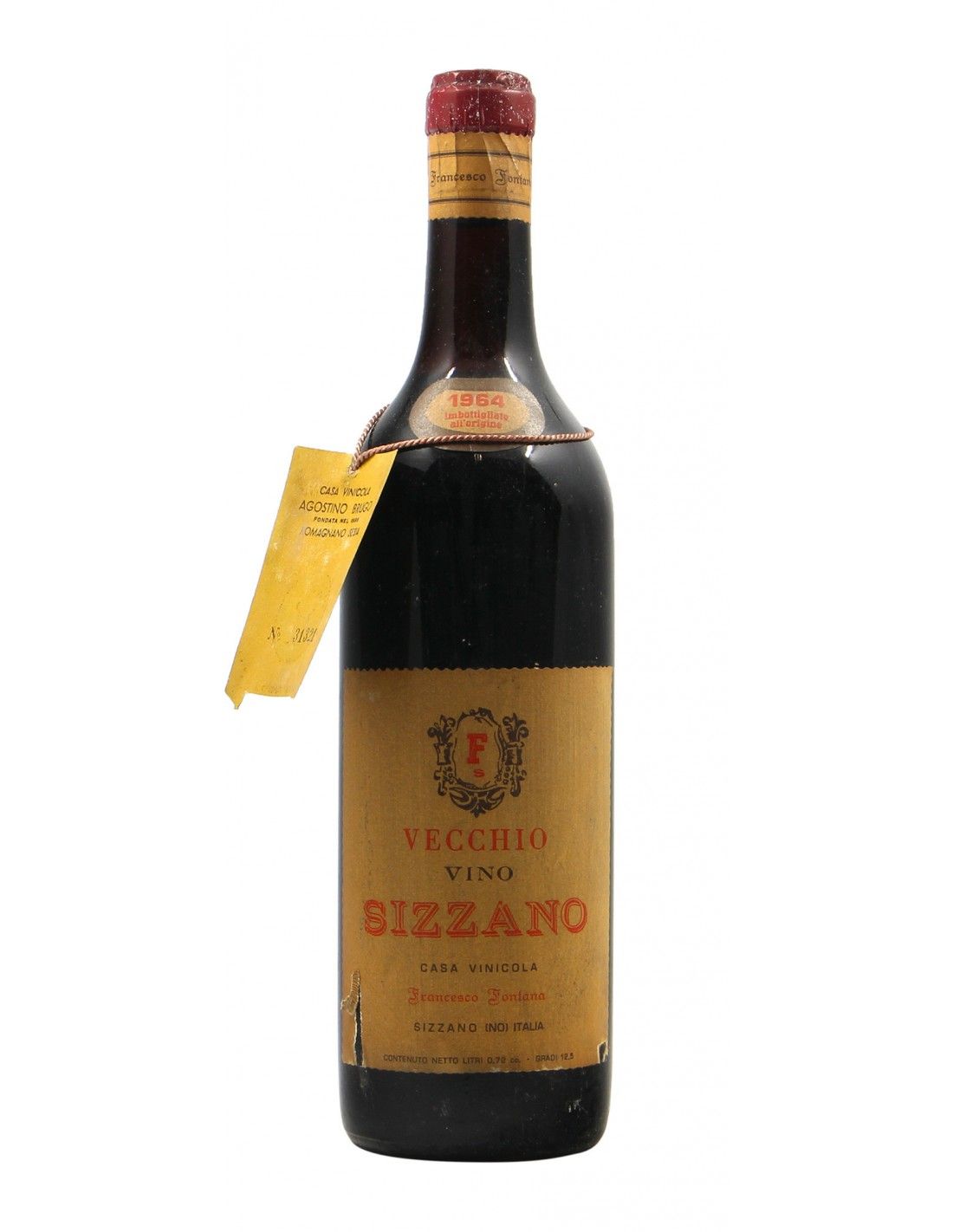 VECCHIO VINO SIZZANO 1964 FRANCESCO FONTANA Grandi Bottiglie