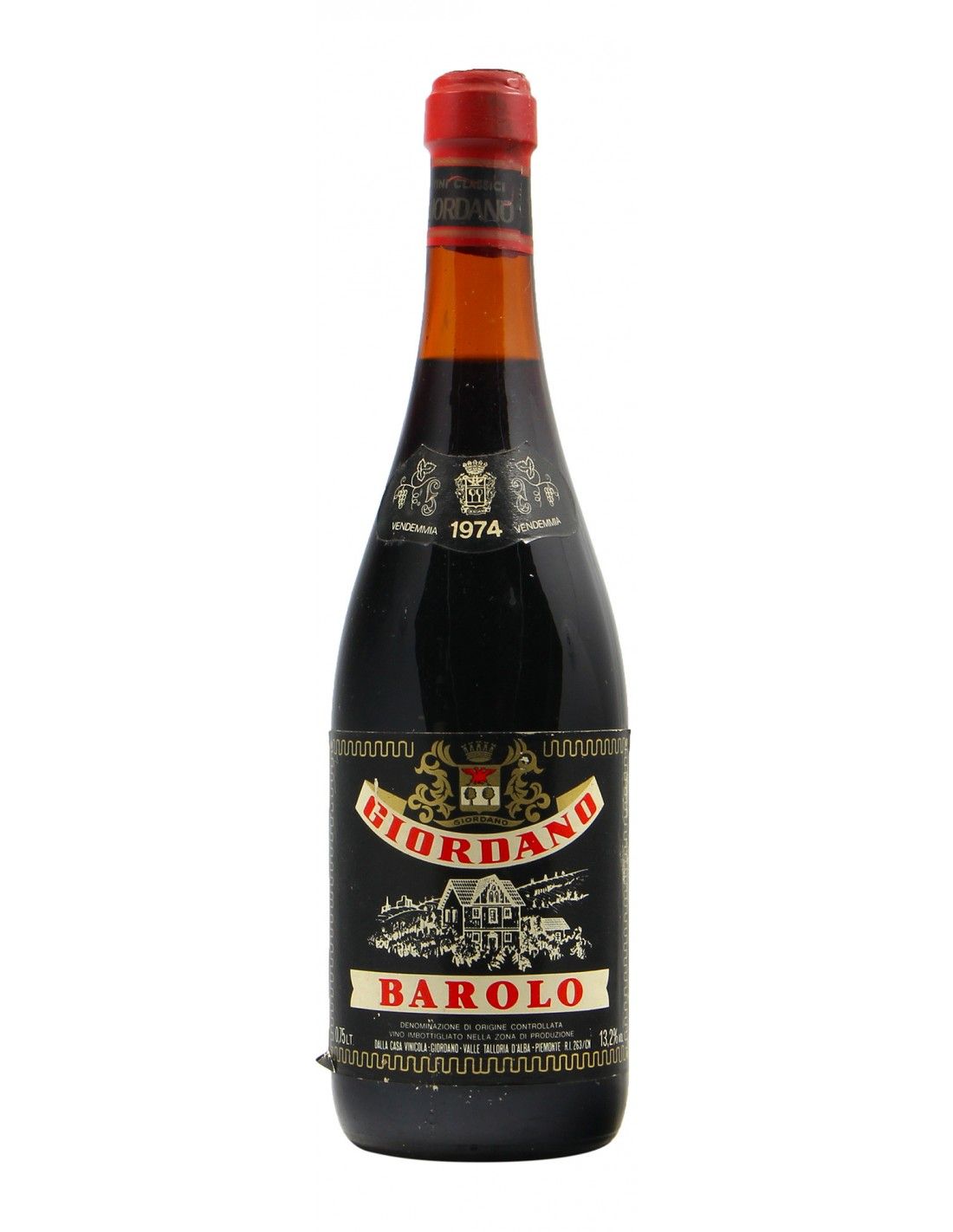 BAROLO 1974 GIORDANO Grandi Bottiglie