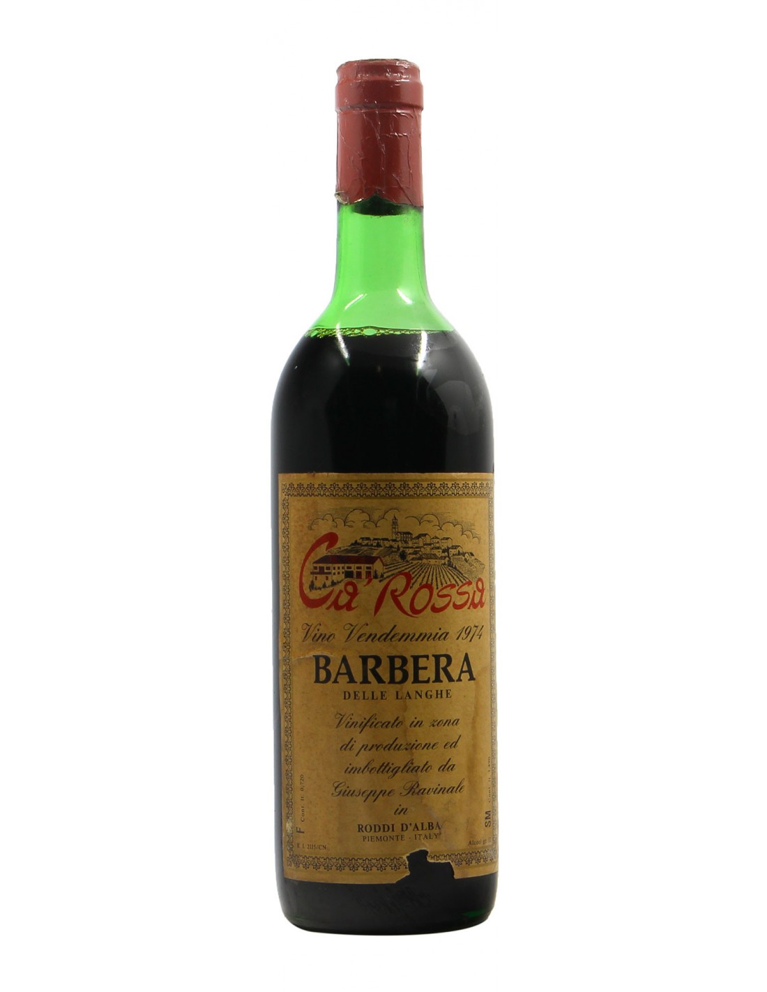 BARBERA 1974 CA' ROSSA Grandi Bottiglie