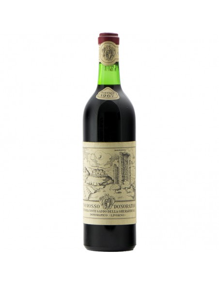 VINO ROSSO DONORATICO 1967 FATTORIA CONTE GADDO Grandi Bottiglie
