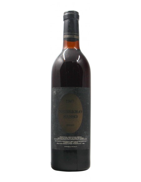 NEBBIOLO SECCO 1967 P. SASSO Grandi Bottiglie