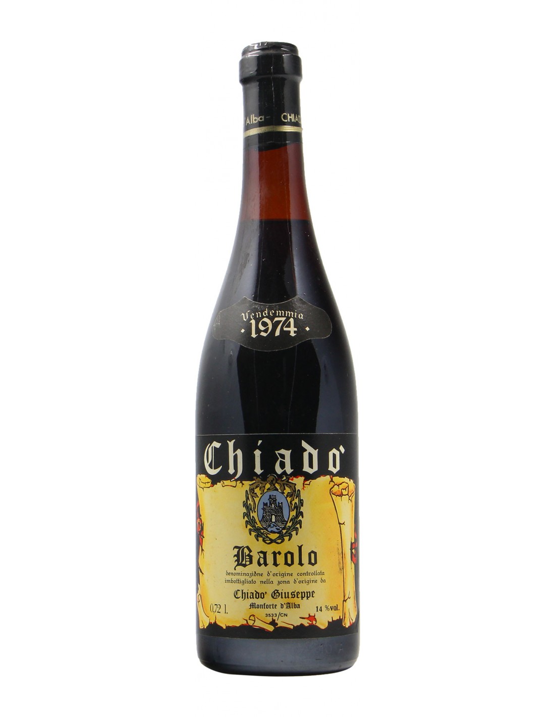 BAROLO 1974 CHIADO' Grandi Bottiglie