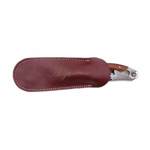Custodia cavatappi personalizzato in pelle - blues WINE ATTACH Grandi Bottiglie