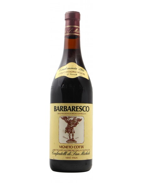 BARBARESCO VIGNETO COTTA' 1980 CONFRATELLI DI SAN MICHELE Grandi Bottiglie