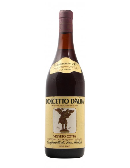 DOLCETTO VIGNETO COTTA' 1977 CONFRATELLI DI SAN MICHELE Grandi Bottiglie