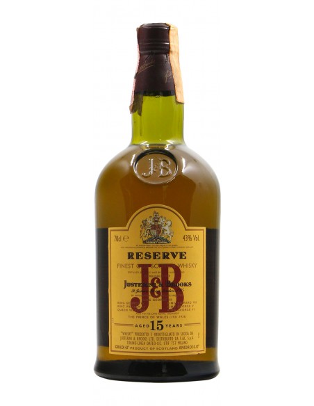 J&B WHISKY 15Y0 70CL NV JUSTERINI BROOKS Grandi Bottiglie