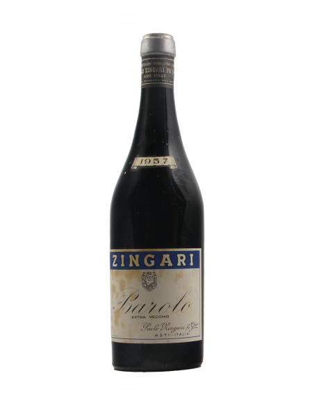 BAROLO EXTRA VECCHIO CLEAR COLOUR 1957 PAOLO ZINGARI Grandi Bottiglie