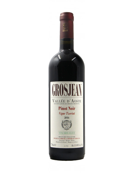 vino naturale Grosjean PINOT NERO VIGNE TZERIAT (2016)