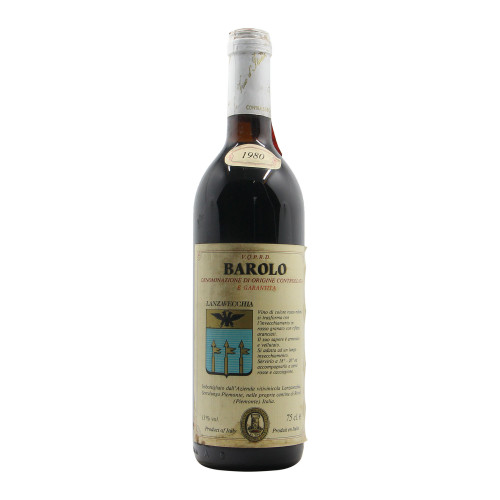 BAROLO 1980 CANTINE LANZAVECCHIA Grandi Bottiglie