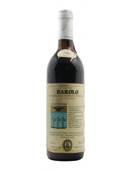 BAROLO 1980 CANTINE LANZAVECCHIA Grandi Bottiglie