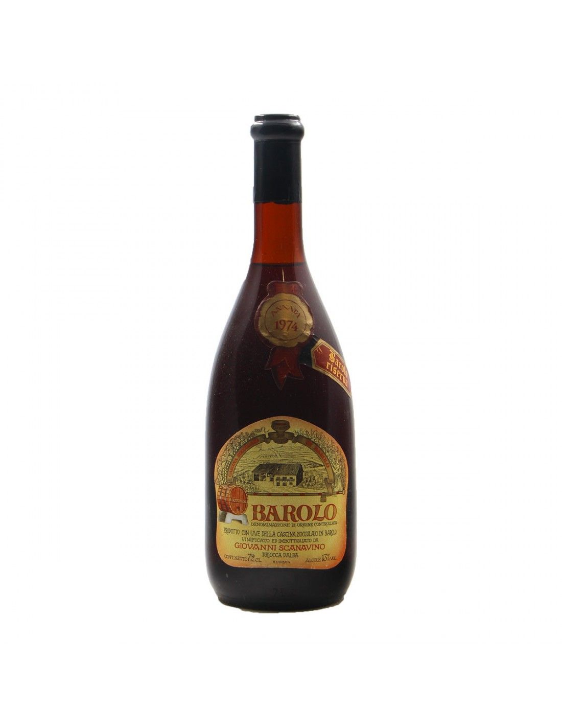 BAROLO RISERVA 1974 SCANAVINO Grandi Bottiglie