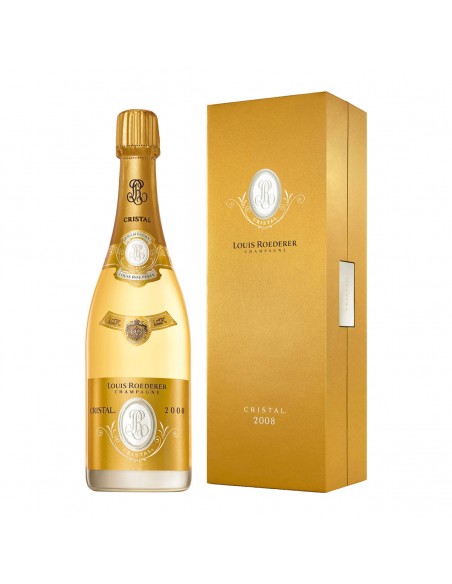 CHAMPAGNE CRISTAL COFFRET 2008 LOUIS ROEDERER GRANDI BOTTIGLIE