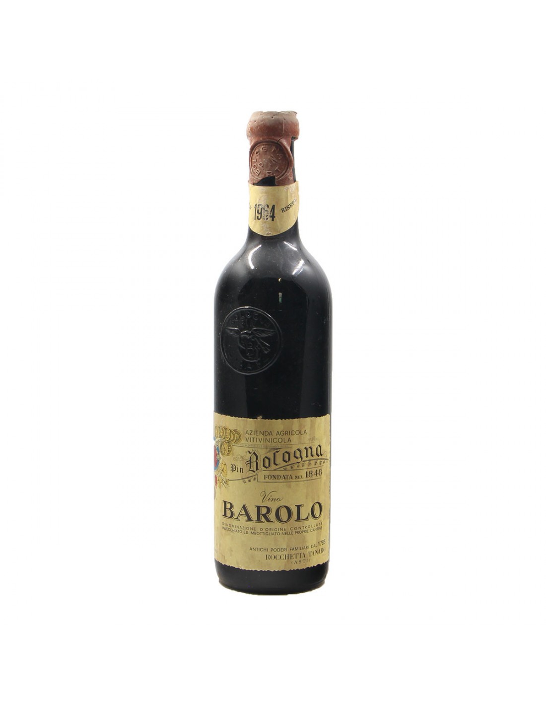 BAROLO GRAN RISERVA 1964 PINBOLOGNA Grandi Bottiglie