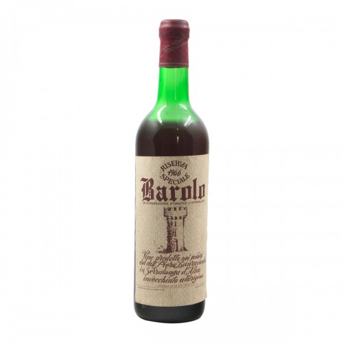 BAROLO RISERVA SPECIALE CLEAR COLOUR LOW LEVEL 1966 CANTINE LANZAVECCHIA Grandi Bottiglie