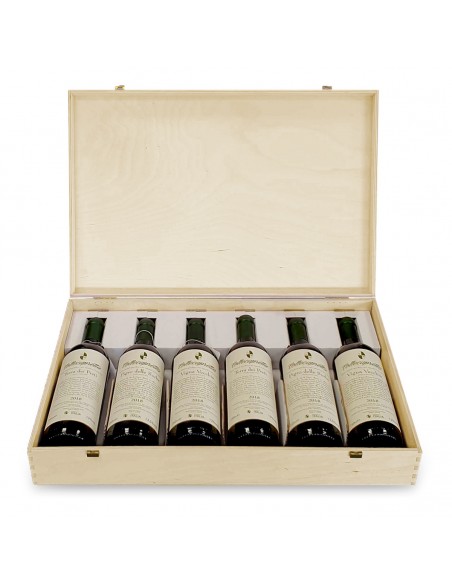 Custom Engraved Wood Wine Box - six bottles | oohwine.com