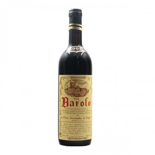 BAROLO 1967 PIRA SECONDO Grandi Bottiglie