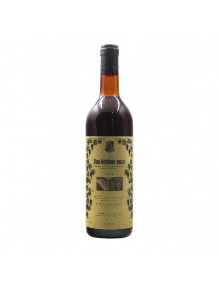 NEBBIOLO SECCO 1974 GABRI Grandi Bottiglie