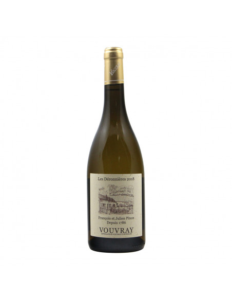 VOUVRAY LES DERONNIERES 2018 FRANCOIS ET JULIEN PINON GRANDI