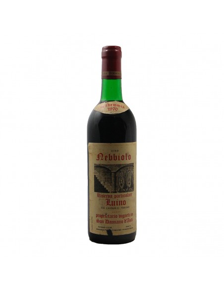 NEBBIOLO RISERVA PARTICOLARE LUINO 1970 SCANAVINO GRANDI