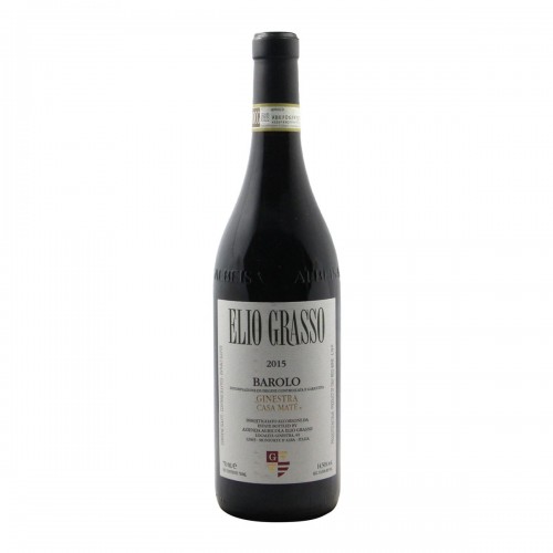 BAROLO GINESTRA CASA MATE' 2015 ELIO GRASSO GRANDI BOTTIGLIE