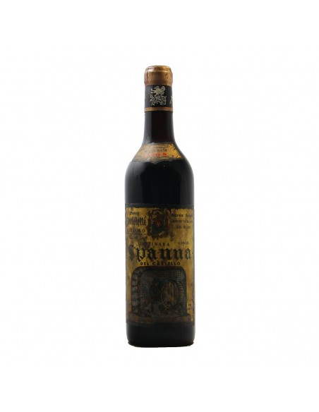 SPANNA CASTELLO DI LOZZOLO 1958 FRATELLI BERTELETTI Grandi Bottiglie