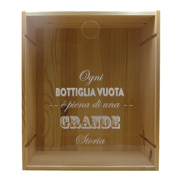 Espositore teca per tappi sughero - my cork case natural WINE ATTACH -  Grandi Bottiglie