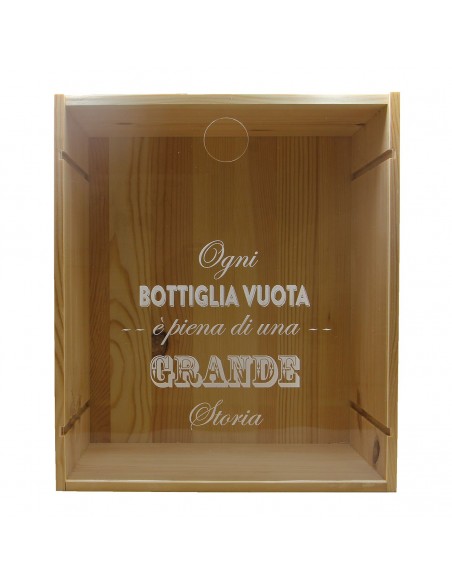 Espositore teca per tappi sughero - my cork case natural WINE ATTACH Grandi Bottiglie