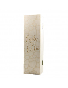 Ilva Cuore - Cassetta in legno personalizzata per 1 bottiglia