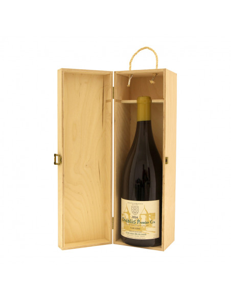 Personalized Wooden Wine Box Double Magnum | Grandibottiglie.com