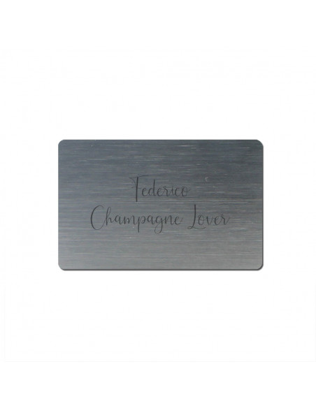 Sabrage Card Personalizzata 2 Grandi Bottiglie