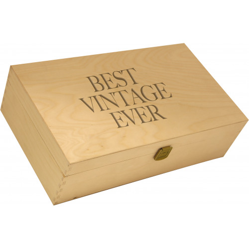 Personalized Wooden Wine Boxe - 2 Bottles | Grandibottiglie.com