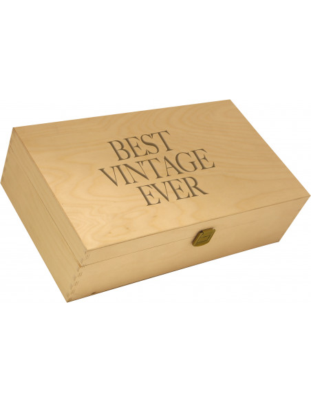 Personalized Wooden Wine Boxe - 2 Bottles | Grandibottiglie.com