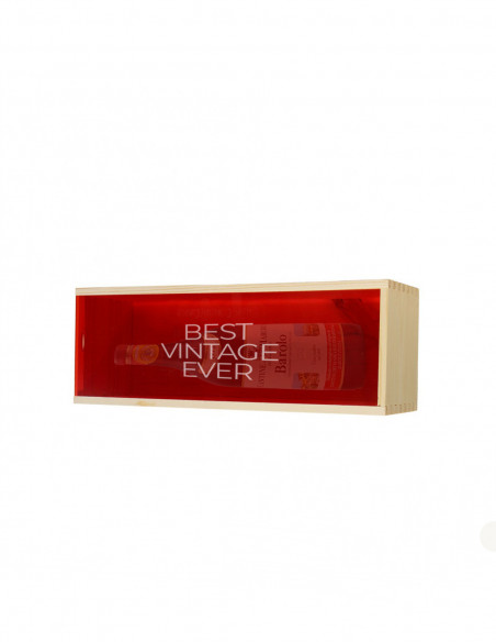 Custom Engraved Wood Wine Box - Plexiglass cover | oohwine.com