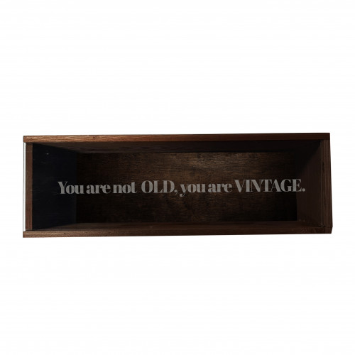Custom Engraved Wood Wine Box  - Plexiglass Cover 1 or 2 Bottles