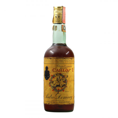 Pedro Domecq Brandy Solera Especial Carlos I Old Grandi Bottiglie