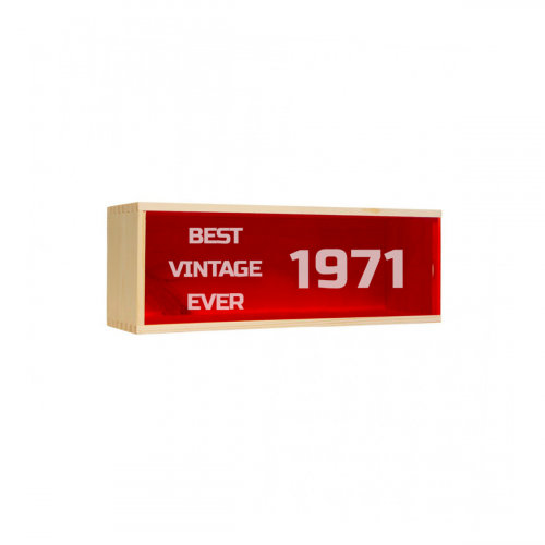 Personalized Wooden Wine Boxes with Plexiglass Surface