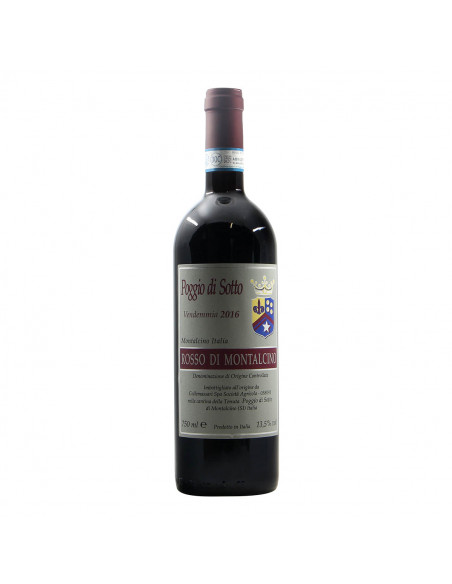 Poggio di Sotto Rosso di Montalcino 2016 Grandi Bottiglie