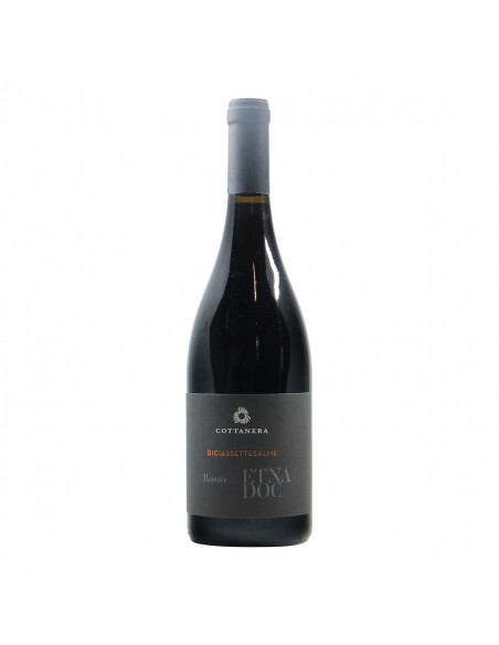 Cottanera Etna Rosso Diciasettesalme 2019 Grandi Bottiglie
