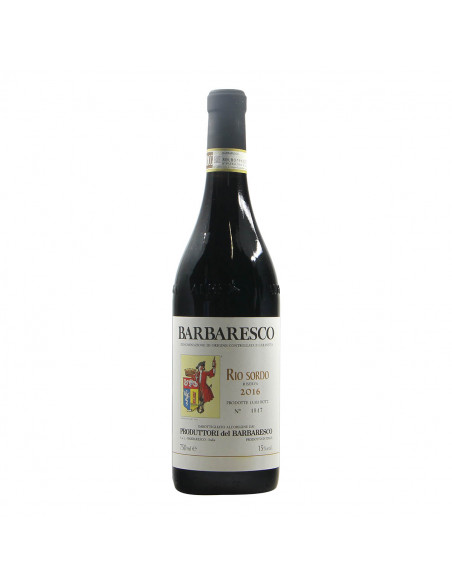 Produttori del Barbaresco Barbaresco Riserva Rio Sordo 2016 Grandi Bottiglie