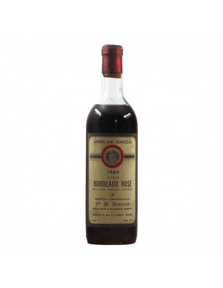 Demoizeau Bordeaux Rose 1964 Grandi Bottiglie