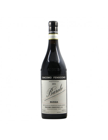 Giacomo Fenocchio Barolo Bussia 2016 Grandi Bottiglie