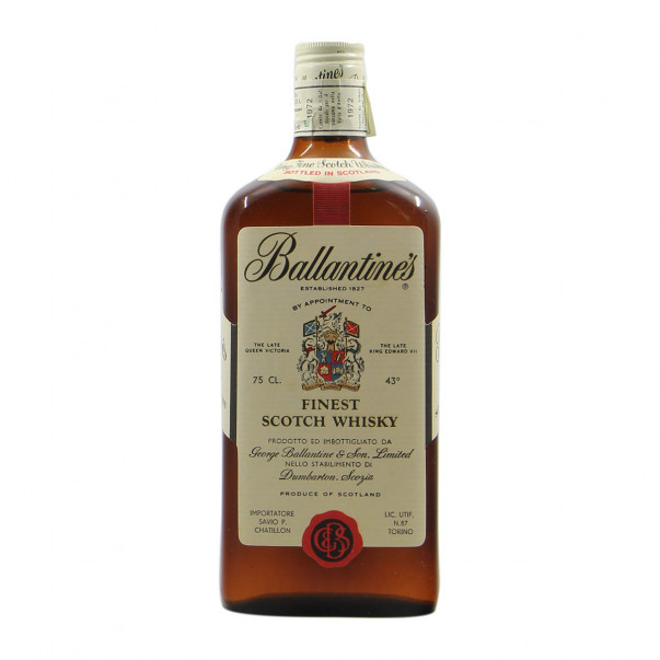 BALLANTINES FINEST SCOTCH WHISKY 75CL 43VOL GEORGE BALLANTINE
