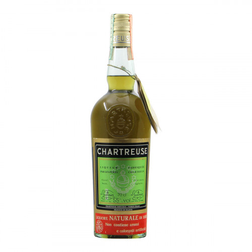 Garnier chartreuse Voiron Green Label 1970s Grandi Bottiglie