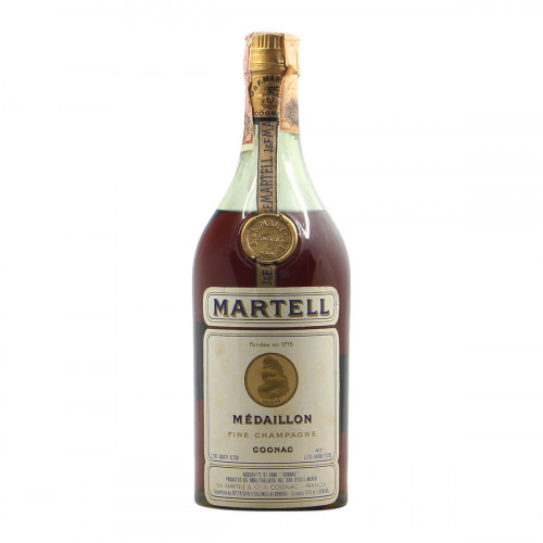 COGNAC BOTTLED IN THE 70'S 75CL MEDAILLON MARTELL