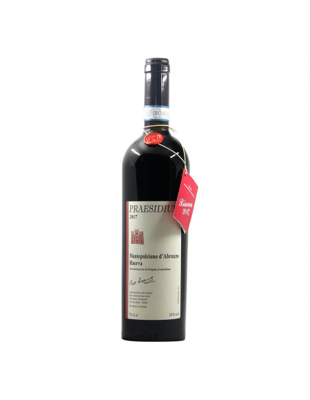 Praesidium Montepulciano D Abruzzo Riserva 2017 Grandi Bottiglie
