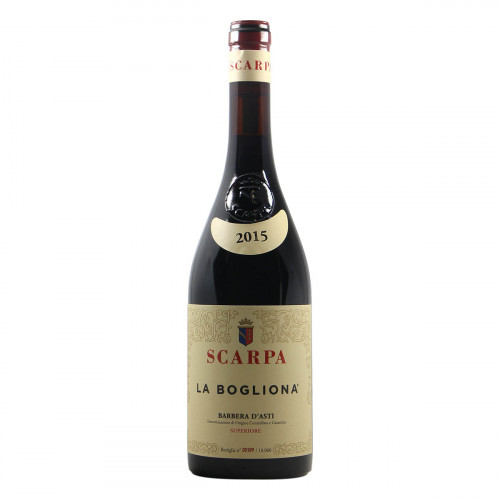 Scarpa Barbera d'Asti Superiore La Bogliona 2015 Grandi Bottiglie