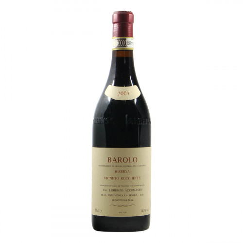 Accomasso Barolo Riserva Vigneto Rocchette 2007 Grandi Bottiglie