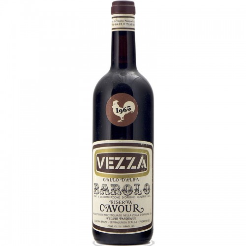BAROLO RISERVA CAVOUR 1965 VEZZA Grandi Bottiglie
